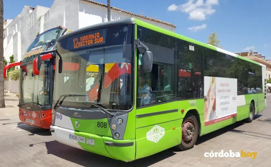 Autob&uacute;s de Aucorsa y tur&iacute;stico