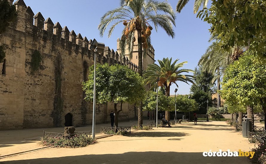 Entrada actual al Alcázar de los Reyes Cristianos de Córdoba