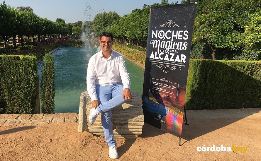 Pedro García y el espectáculo nocturno del Alcázar de los Reyes Cristianos de Córdoba