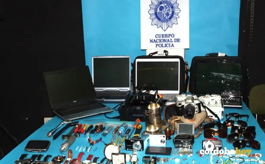 objetos robados policia 