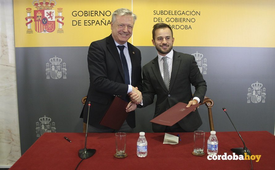 Convenio entre la Subdelegación y el Córdoba CF