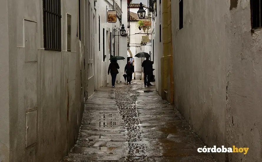 Lluvia en la capital