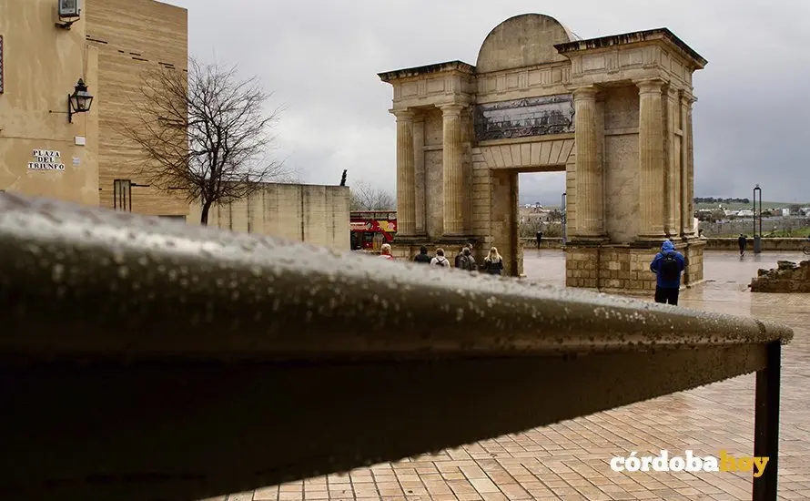 Lluvia en la capital