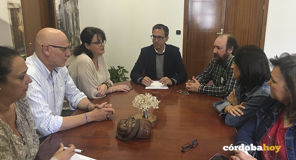 Reunión del alcalde de Pozoblanco con responsables del SAS y con los sindicatos 