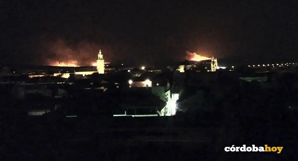 Incendio en la zona de Torre de la Barca