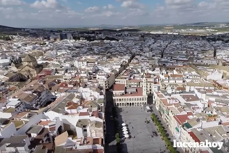 Vista a&eacute;rea de Lucena