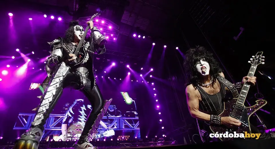 Concierto de Kiss en C&oacute;rdoba en el Festival de la Guitarra de 2018