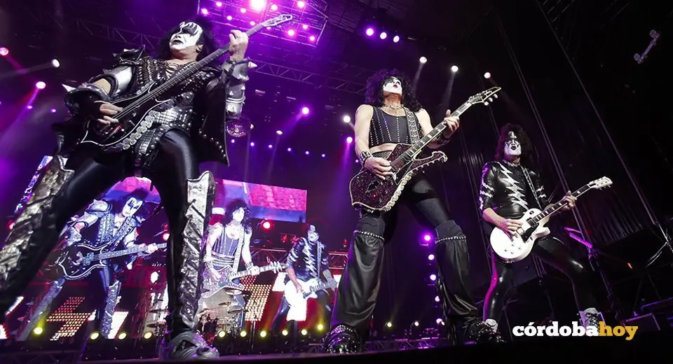 Concierto de Kiss en C&oacute;rdoba en el Festival de la Guitarra de 2018