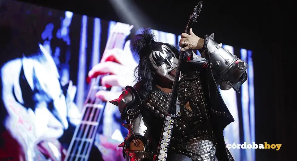Concierto de Kiss en C&oacute;rdoba en el Festival de la Guitarra de 2018