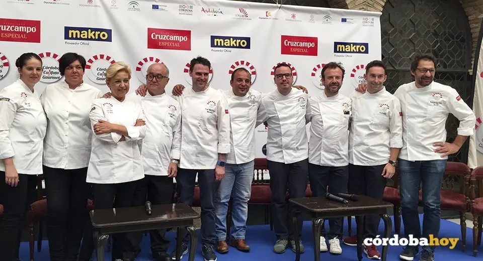 Chefs participantes en la quinta edición de Califato Gourmet
