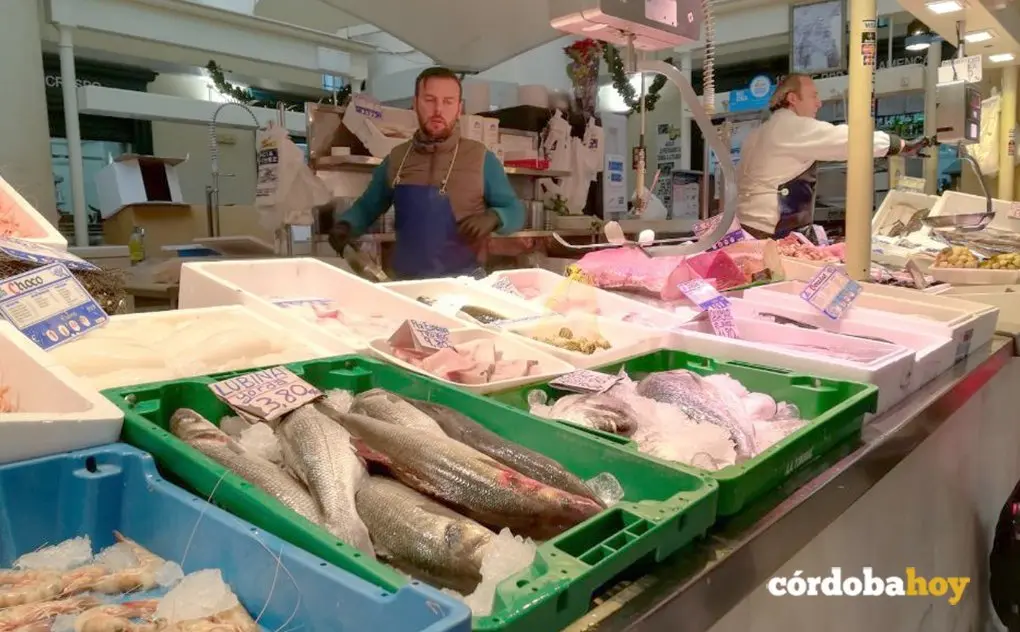 Pescader&iacute;a en el Mercado de La Corredera