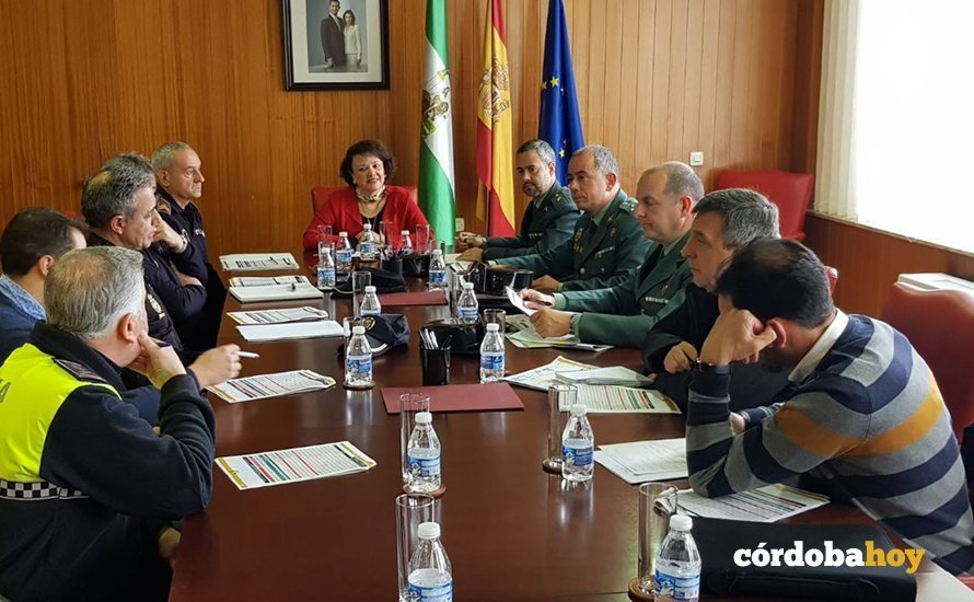 Reunión de seguridad sobre el paso de la Vuelta a Andalucía por Córdoba