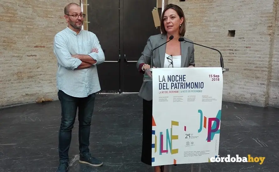 David Luque e Isabel Ambrosio en un acto oficial del Ayuntaniento