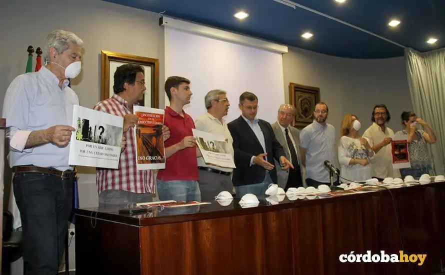 Firma en mayo de 2015 del Pacto por el Aire Limpio por todos los partidos