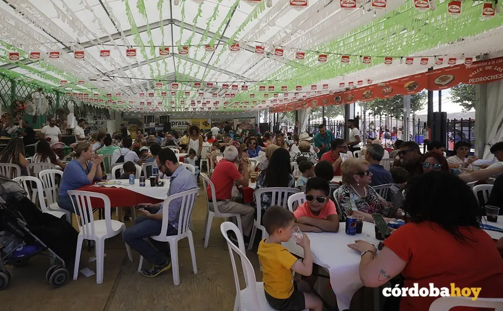 Interior de una caseta de Feria