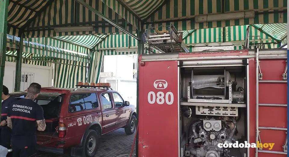Instalaci&oacute;n de los bomberos en la Feria de 2019