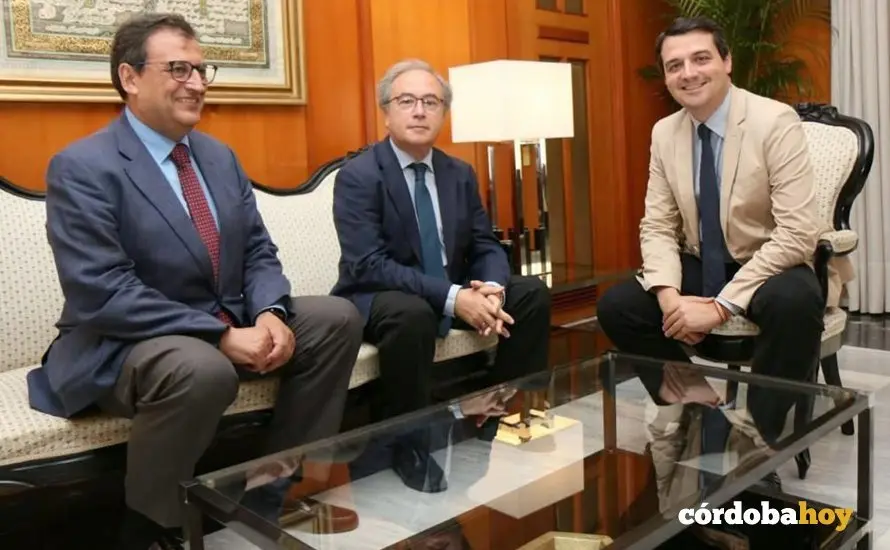 Reuni&oacute;n del alcalde con el presidente de CECO