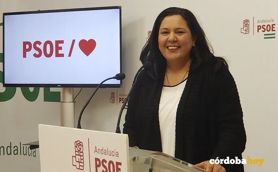 La vicesecretaria general de Pol&iacute;tica Municipal del PSOE de C&oacute;rdoba, Dolores Amo