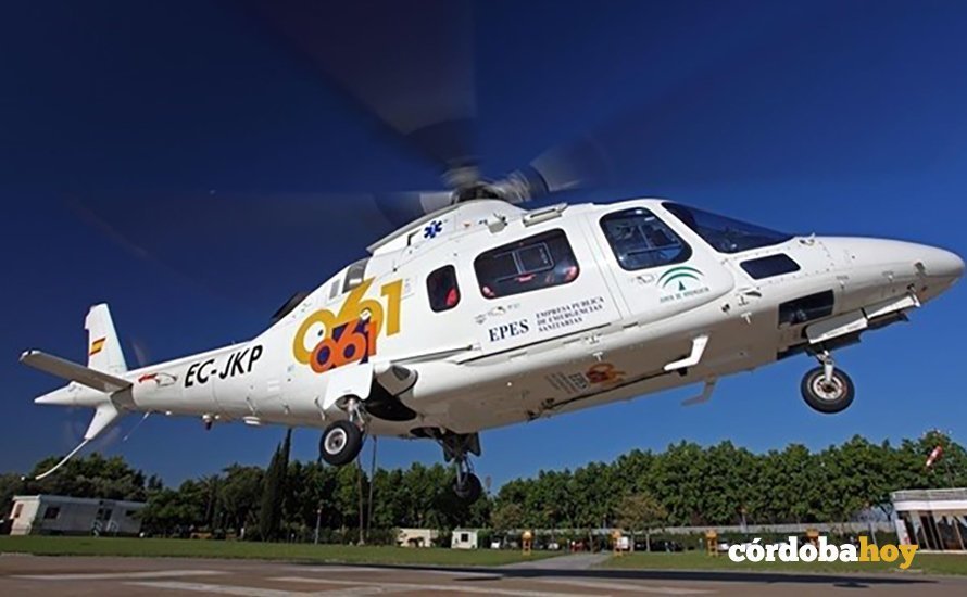 Helicóptero sanitario del 061