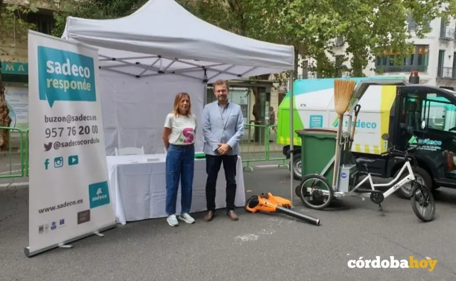 El concejal David Dorado en la Feria de la Movilidad