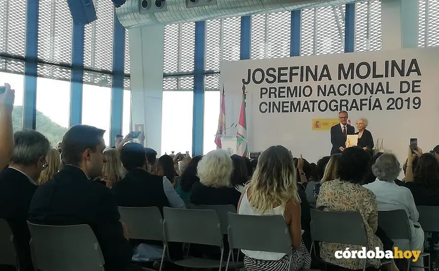 Josefina Molina recibe el Premio Nacional de Cinematograf&iacute;a