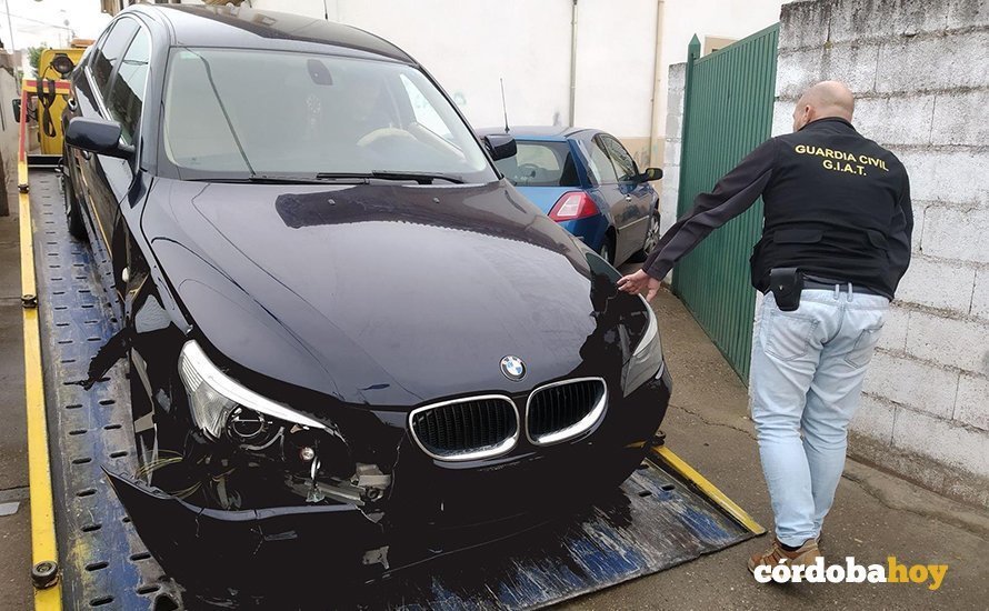 estado del coche BMW implicado en el atropello