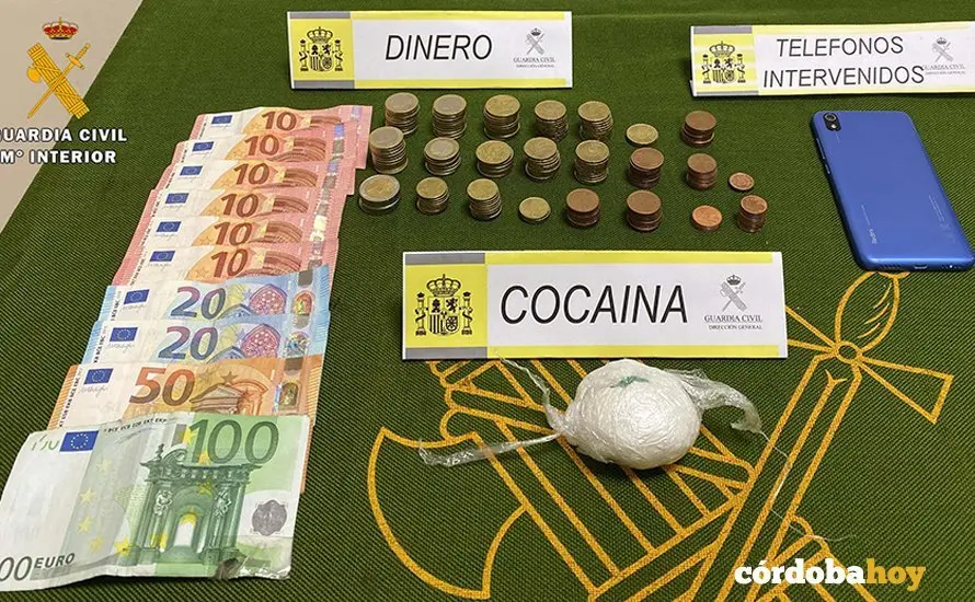 Droga incautada por la Guardia Civil de Pozoblanco