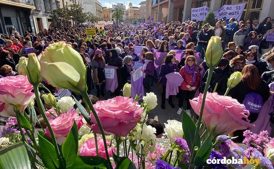 Manifestción contra la violencia machista en Córdoba