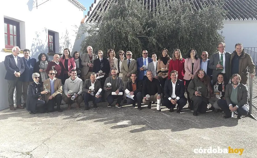 Los premiados en Baena