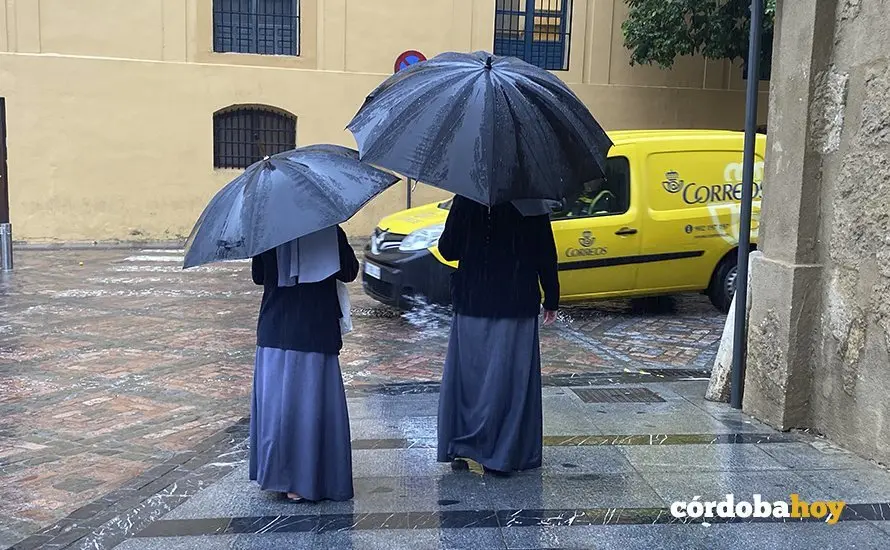 Lluvia en la capital