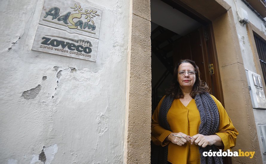 Marisa Muñoz posa para Córdoba Hoy en la sede de Adsam 8