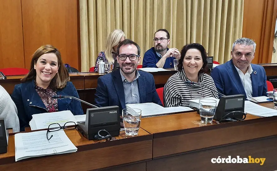 Bancada socialista en el Pleno