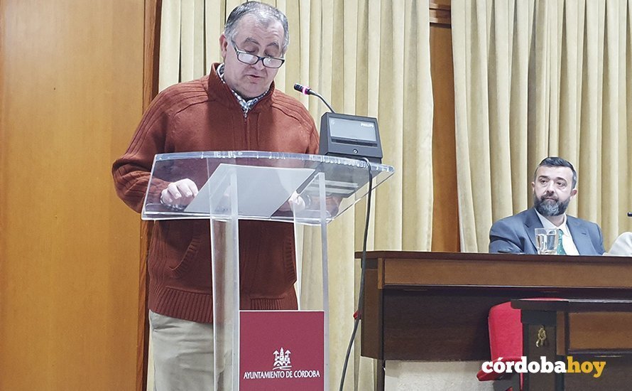 Intervención de Antonio Toledano en el Ayuntamiento de Córdoba