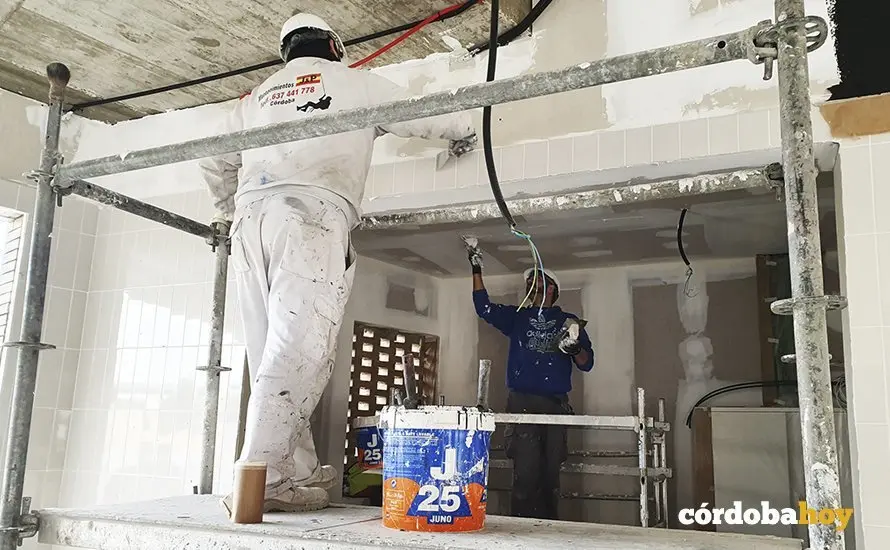Obras en el nuevo colegio de Turru&ntilde;uelos 1
