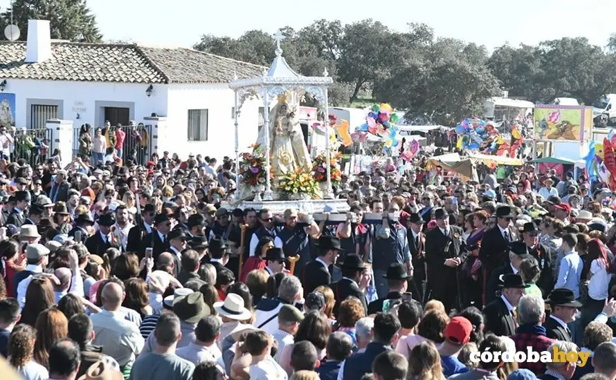 Romer&iacute;a de la Virgen de Luna en Pozoblanco, en una imagen de archivo