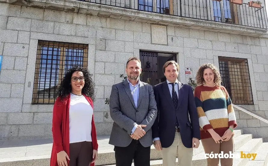 El delegado de gobernaci&oacute;n de la Junta, Antonio Repullo, en Dos Torres