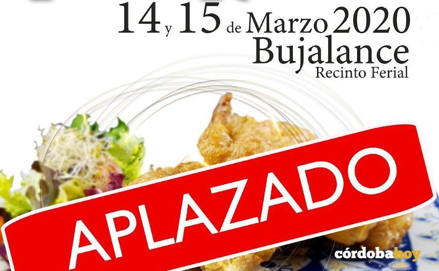 Feria de la Patata Rellena de Bujalance aplazada por coronavirus