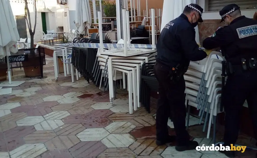 Clausura de bares en El Tablero