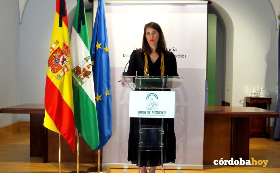 La delegada de Agricultura, Araceli Carrillo, en la presentación del Plan Infoca  2020
