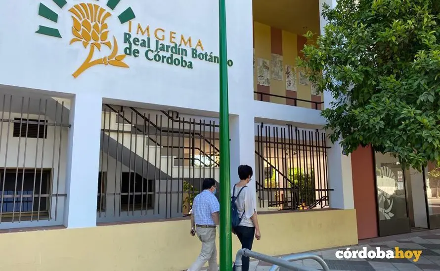 Fachada Del Real Jard&iacute;n Bot&aacute;nico de C&oacute;rdoba del Imgema, en una image de archivo