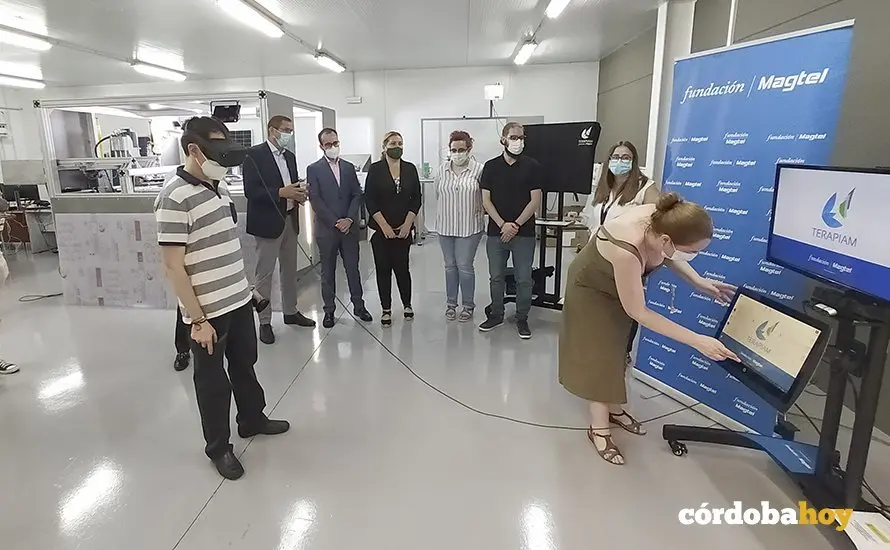 Demostraci&oacute;n del programa en 3D Terapiam de la Fundaci&oacute;n Magtel