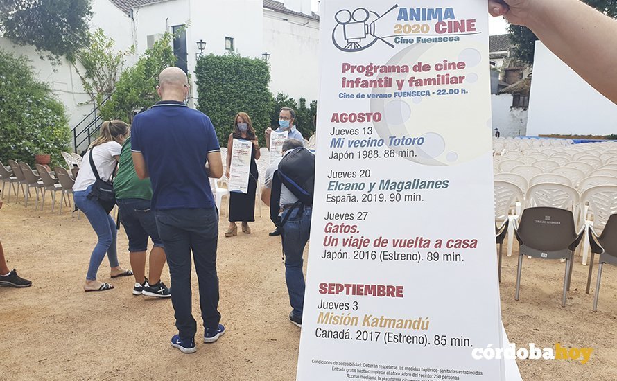 Presentación del cilo de cine de verano Animacine en el Fuenseca