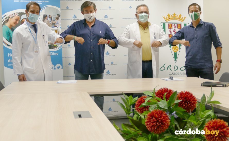 Firma entre el hospital San Juan de Dios y el Córdoba C.F