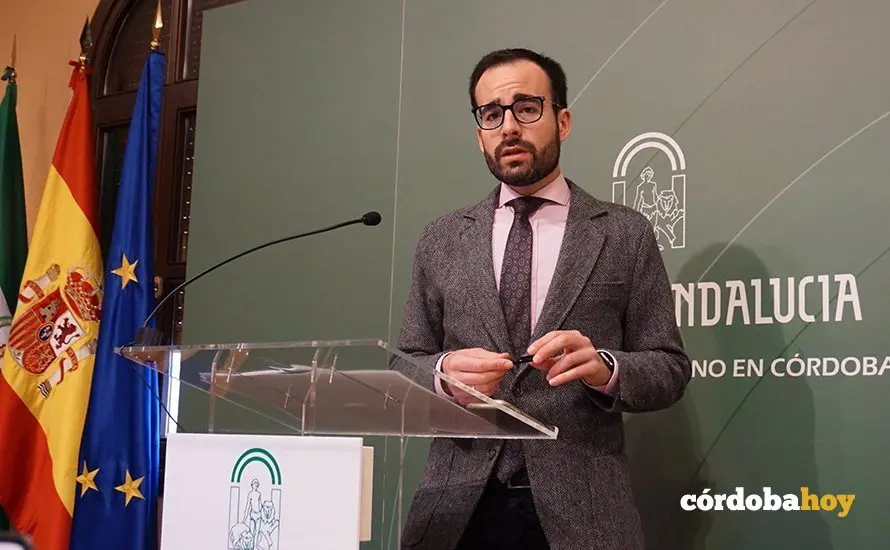 El delegado de Empleo y Econom&iacute;a, &Aacute;ngel Herrador