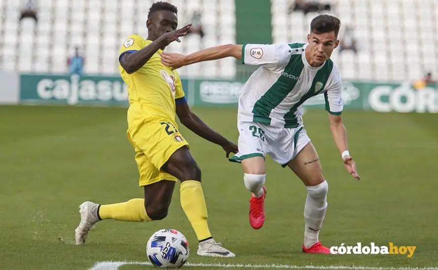 Un momento del lance entre el C&oacute;rdoba Cf y el Lorca