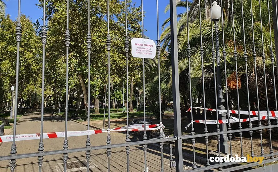 El Parque de Col&oacute;n vuelve a estar cerrado por la pandemia