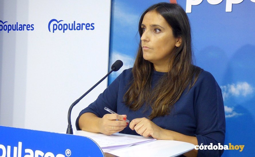 La parlamentaria del PP por Córdoba Beatriz Jurado