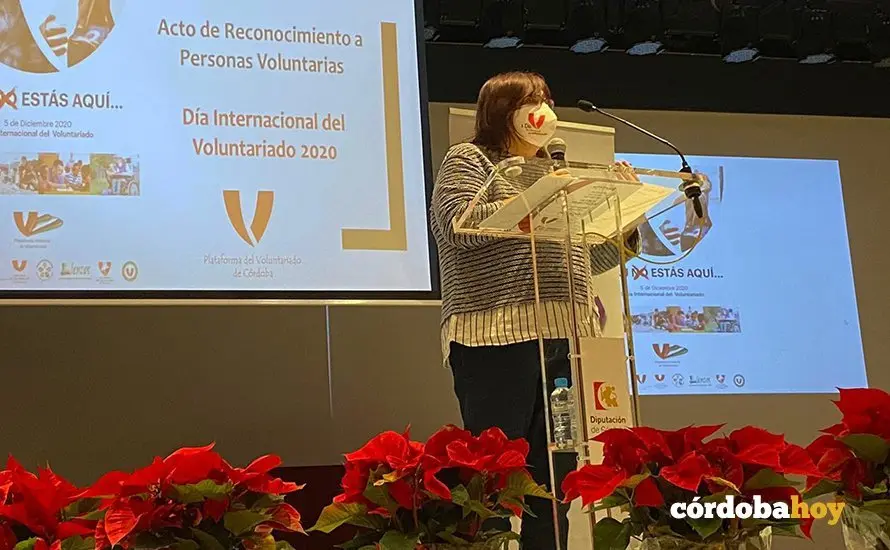 Pilar Pineda, en la celebraci&oacute;n del D&iacute;a Internacional del Voluntariado