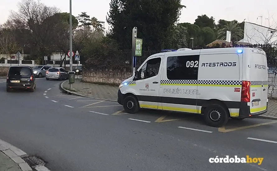 Polic&iacute;a Local en el accidente