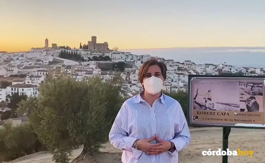 La portavoz de IU en Espejo, Chari Porras